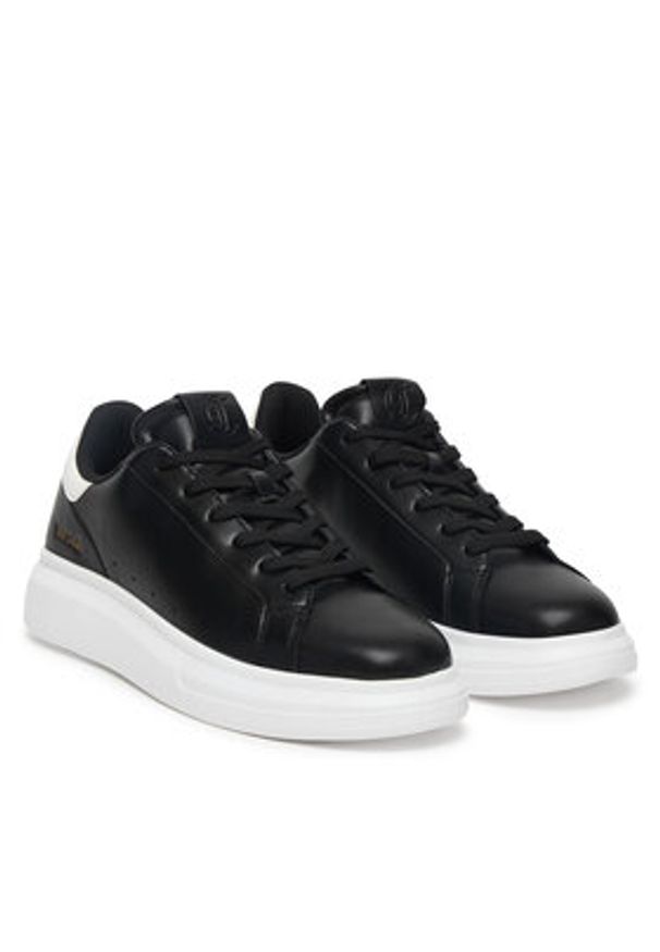 Just Cavalli Sneakersy 80QA3SBG ZPC20 Czarny. Kolor: czarny. Materiał: skóra