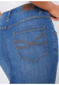 Spódnica dżinsowa ze stretchem bonprix niebieski. Kolor: niebieski #4