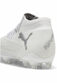 Puma - Buty piłkarskie FUTURE 8 ULTIMATE FG PUMA White Matte Silver Gray. Kolor: szary, biały, wielokolorowy. Sport: piłka nożna