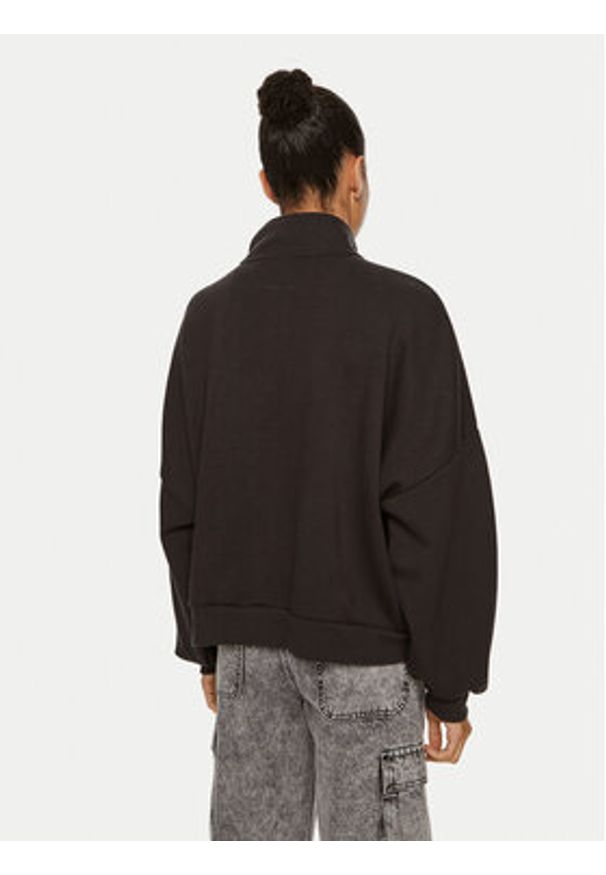 Vans Bluza Elevated VN000J4J Czarny Loose Fit. Kolor: czarny. Materiał: bawełna, syntetyk