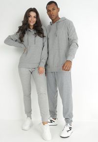 Born2be - Jasnoszara Bluza Avaguna. Kolor: szary. Długość rękawa: długi rękaw. Długość: długie. Styl: sportowy #5