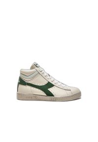 Kosze Diadora Game L Waxed Pop High. Kolor: zielony. Materiał: skóra. Sport: tenis #1