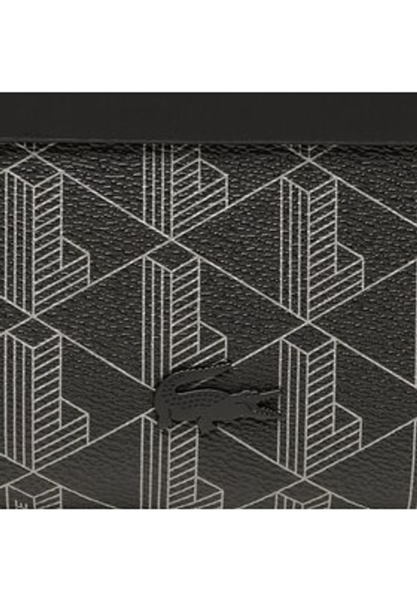 Lacoste Nerka Body Bag NH4004LX Czarny. Kolor: czarny. Materiał: skóra