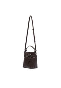 Calvin Klein Torebka Buckle Mini Bucket Crossbody LV04F3550G Brązowy. Kolor: brązowy. Materiał: skórzane #4