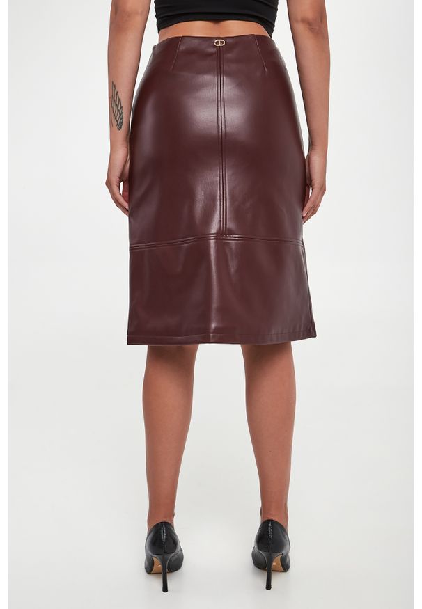 Twinset Milano - Spódnica z ekoskóry TWINSET