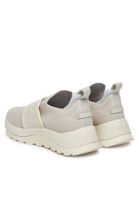 Calvin Klein Sneakersy Runner Slip On - He Nappa HW0HW02415 Écru. Zapięcie: bez zapięcia. Materiał: materiał #3