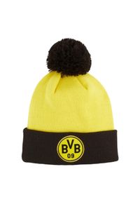 Puma Czapka Bvb Ess Pom Pom 02555201. Kolor: żółty