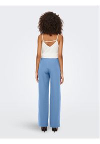 only - ONLY Spodnie materiałowe Lana 15267759 Niebieski Straight Fit. Kolor: niebieski. Materiał: materiał, syntetyk #5