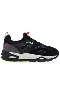 Buty Puma TRC Blaze 38495813 - czarne. Kolor: czarny. Materiał: guma, materiał, syntetyk, zamsz. Szerokość cholewki: normalna. Wzór: aplikacja #1