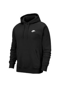 Bluza męska Nike NSW Club Hoodie czarna BV2654 010. Kolor: czarny