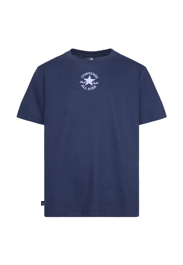 Koszulka dziecięca z krótkim rękawem Converse CNVN Sustainable Core. Kolor: niebieski. Długość rękawa: krótki rękaw. Długość: krótkie