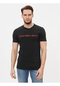 Calvin Klein Jeans T-Shirt J30J322552 Czarny Slim Fit. Kolor: czarny. Materiał: bawełna #1