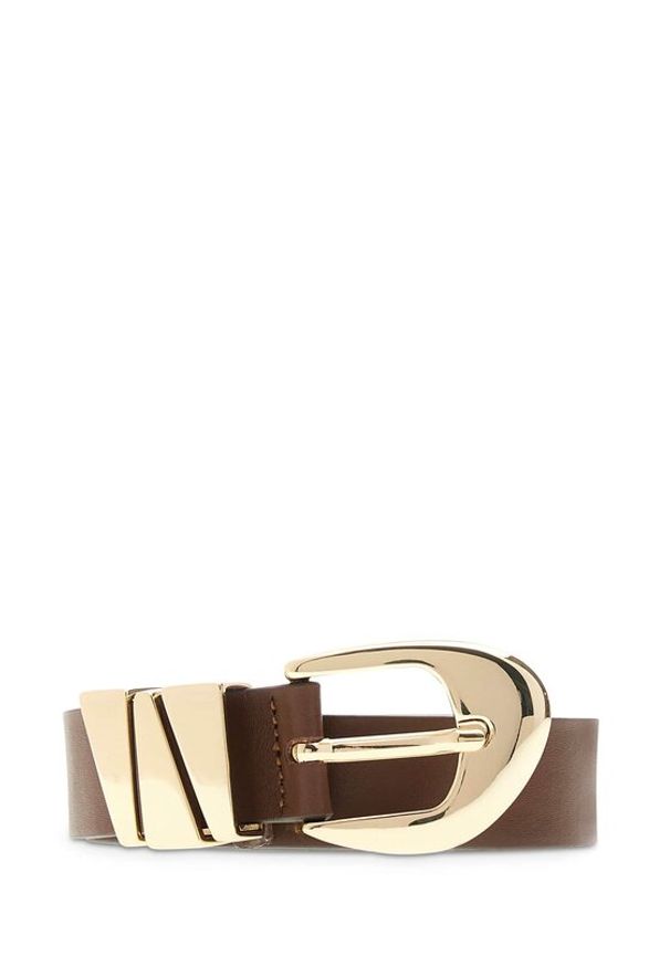 Guess Pasek BW9479 P6330 Brązowy. Kolor: brązowy. Materiał: skóra
