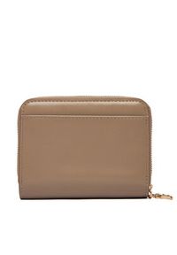 Calvin Klein Portfel Ck Medium Flap Zip Around LV04F1075G Beżowy. Kolor: beżowy. Materiał: skóra #4