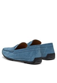 Geox Mokasyny U Kosmopolis + Grip U35CFB 00020 C4067 Niebieski. Kolor: niebieski. Materiał: zamsz, skóra #5