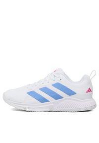 Adidas - adidas Buty Court Team Bounce 2.0 Shoes HR1234 Biały. Kolor: biały. Materiał: materiał #6