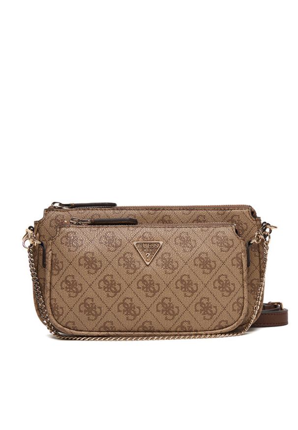 Guess Torebka Noelle II Mini HWBG96 72710 Beżowy. Kolor: beżowy. Materiał: skórzane