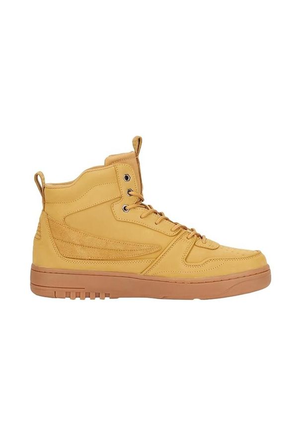 Buty męskie zimowe Fila FXVENTUNO O MID. Kolor: żółty. Sezon: zima. Sport: turystyka piesza