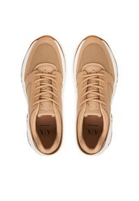 Armani Exchange Sneakersy XW002227 AF21430 U6149 Beżowy. Kolor: beżowy. Materiał: skóra #3
