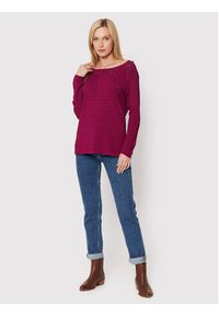 Joseph Ribkoff Sweter 223955 Fioletowy Regular Fit. Kolor: fioletowy. Materiał: syntetyk