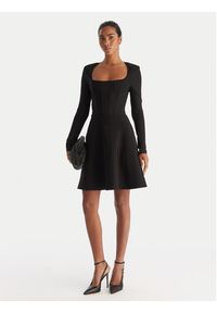 Marciano Guess Sukienka koktajlowa 5BGK11 5036Z Czarny Regular Fit. Kolor: czarny. Materiał: wiskoza. Styl: wizytowy #4