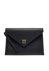 Pinko - PINKO Torebka Flat Purse Handle AI 25-26 PCPL104820 A0F1 Czarny. Kolor: czarny. Materiał: skórzane #2