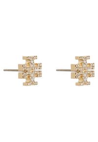 Tory Burch Kolczyki Kira Pave Stud 158535 Złoty. Materiał: metalowe. Kolor: złoty #3
