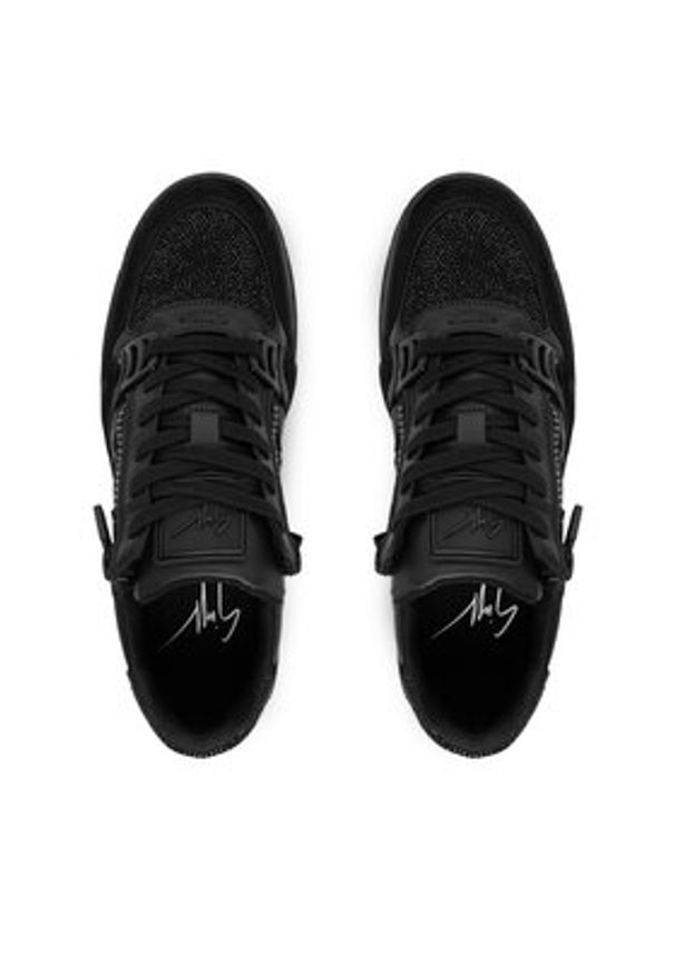 Giuseppe Zanotti Sneakersy RU50016/001 Czarny. Kolor: czarny. Materiał: skóra