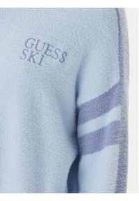 Guess Golf W5BR78 Z4242 Niebieski Relaxed Fit. Typ kołnierza: golf. Kolor: niebieski. Materiał: syntetyk #5