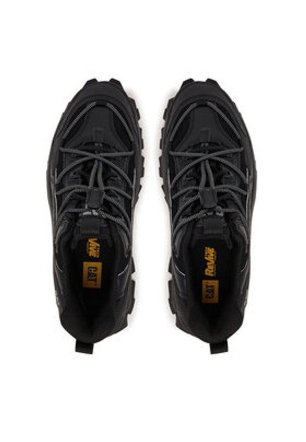 CAT Footwear Sneakersy P111580 Czarny. Kolor: czarny. Materiał: skóra, zamsz