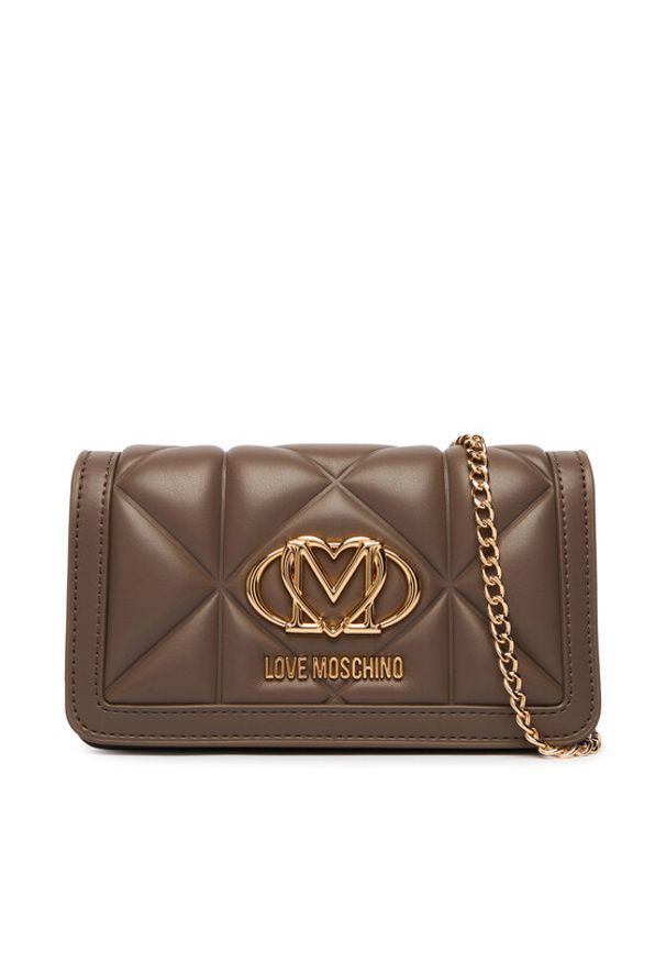 Love Moschino - LOVE MOSCHINO Torebka JC5640PP1OLC0203 Brązowy. Kolor: brązowy. Materiał: skórzane