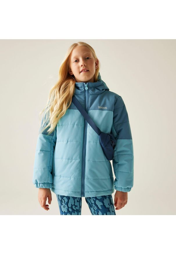 Regatta - Kurtka dziecięca zimowa ocieplana Lofthouse. Kolor: niebieski. Materiał: puch. Sezon: zima. Styl: sportowy