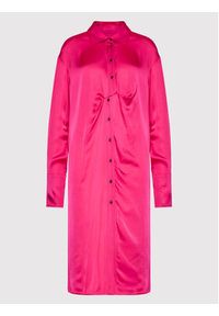 Herskind Sukienka koszulowa Barba 4422370 Różowy Oversize. Kolor: różowy. Materiał: wiskoza. Typ sukienki: oversize, koszulowe #4
