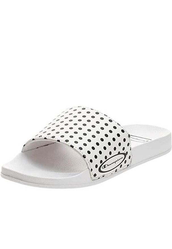 Klapki damskie Champion Ibiza Slide. Kolor: biały. Materiał: syntetyk, materiał