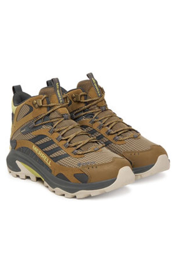 Merrell Trekkingi Moab Speed 2 Mid GORE-TEX J038339 Brązowy. Kolor: brązowy. Materiał: materiał. Technologia: Gore-Tex. Sport: turystyka piesza