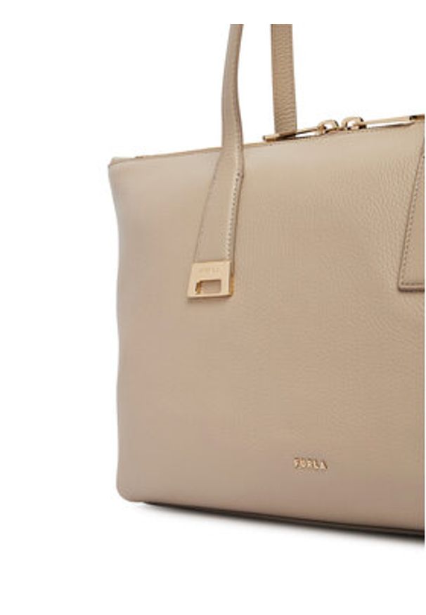 Furla Torebka Olivia M Tote WB01977 HSF000 CN 4488S Beżowy. Kolor: beżowy