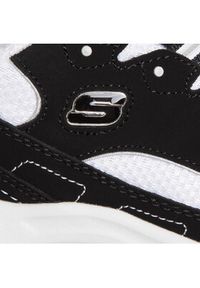 skechers - Skechers Sneakersy D'lites 52675/BKW Czarny. Kolor: czarny. Materiał: skóra #5