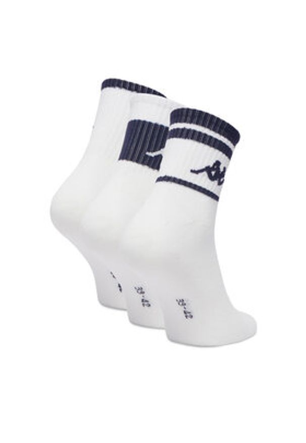 Kappa Skarpety długie CEO_KR_ANKLE_SS26 (3-PACK) Biały. Kolor: biały. Materiał: bawełna