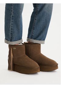 Liu Jo Śniegowce Jane 09 SF5109 PX002 Brązowy. Kolor: brązowy. Materiał: skóra, zamsz #6