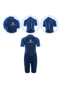 Pianka do pływania dziecięca AQUASTIC Wavey Jrb 2 mm. Kolor: niebieski #1