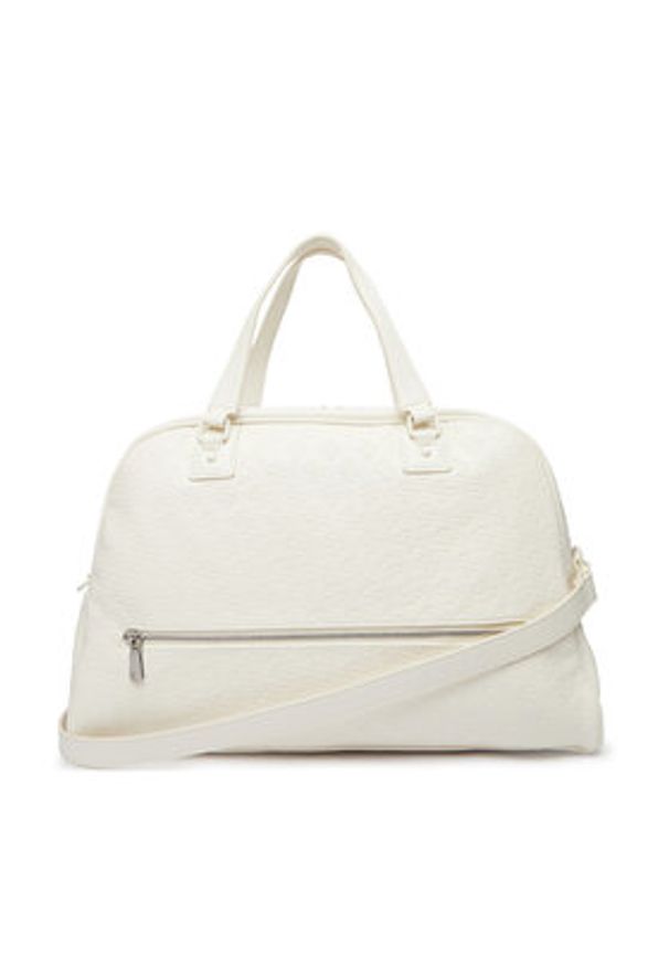 Guess Torba weekendowa V6GZ02 W2109 Écru. Kolor: kremowy. Materiał: skóra