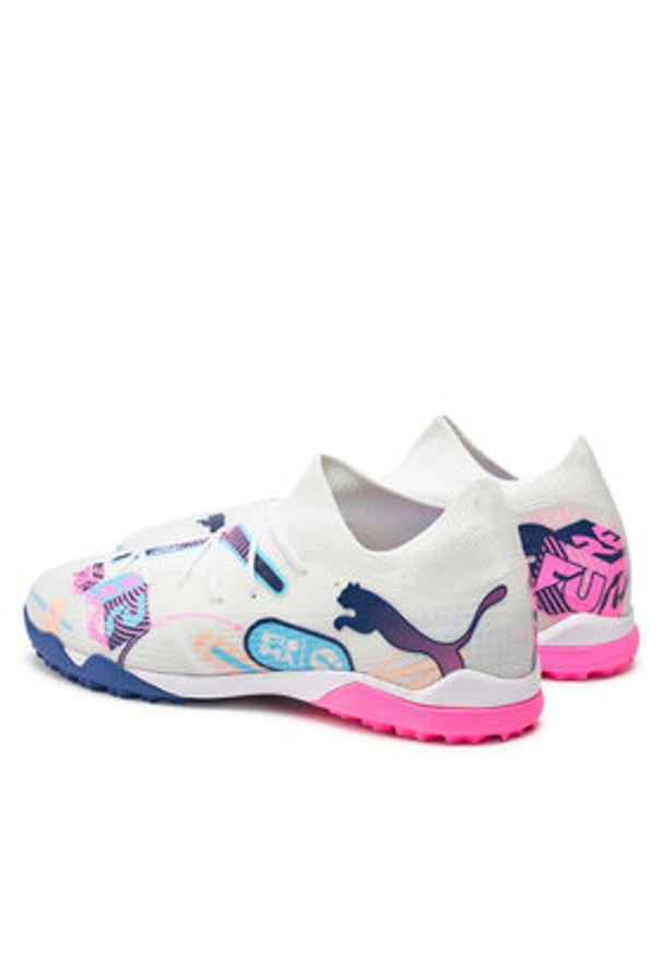 Puma Buty do piłki nożnej FUTURE 7 MATCH VOL. UP TT 108075 01 Biały. Kolor: biały. Materiał: syntetyk