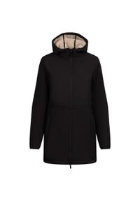 TRESPASS - Kurtka Soft Shell Damska Sine. Kolor: czarny. Sport: turystyka piesza