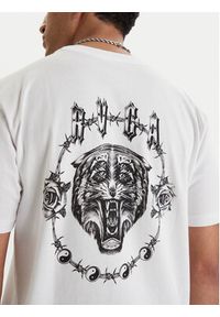 RVCA T-Shirt Double Trouble EVYZT00289 Biały Relaxed Fit. Kolor: biały. Materiał: bawełna #3