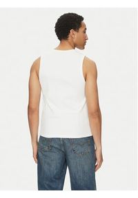 Hugo - HUGO Tank top Dapota 50542089 Biały Slim Fit. Kolor: biały. Materiał: bawełna #3