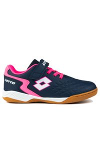 LOTTO - Buty młodzieżowe sportowe Lotto DASHER T. Kolor: niebieski, biały, różowy, wielokolorowy. Sport: turystyka piesza