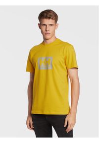 Helly Hansen T-Shirt Box 53285 Żółty Regular Fit. Kolor: żółty. Materiał: bawełna