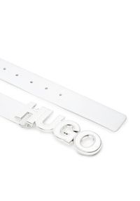 Hugo Pasek Damski Zula Belt 3.5Cm N 50462041 10199089 01 Biały. Kolor: biały. Materiał: skóra #2