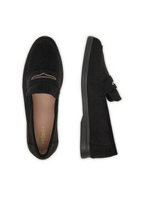 DeeZee Mokasyny 13-1120-2 Czarny. Kolor: czarny. Materiał: materiał #3