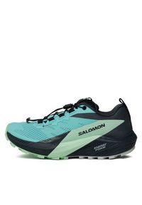 salomon - Salomon Buty do biegania Sense Ride 5 Gore-Tex L47216000 Niebieski. Kolor: niebieski. Materiał: materiał. Technologia: Gore-Tex #5
